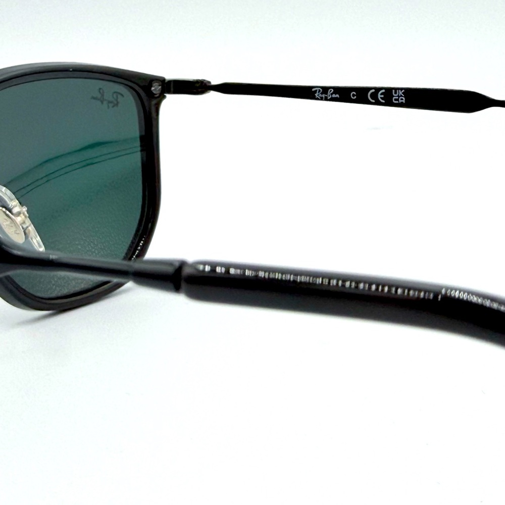 Ray-Ban Black Frame Green Lens Sunglasses - Picture 8 of 10